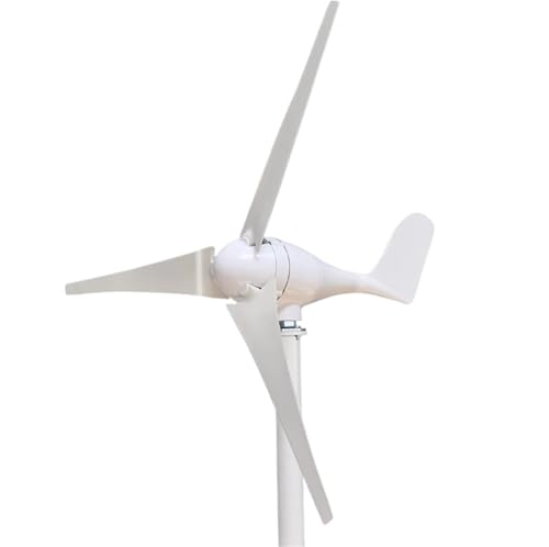 Generador eólico de 100 W, 12/24 V, eje horizontal, para casa, granja, vehículos recreativos y embarcaciones miniatura 1