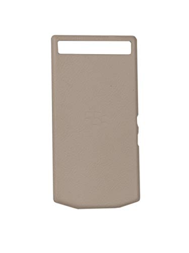 PORSCHE DESIGN LEATHER BATTERY DOOR COVER PALOMA GREY FOR P9983 PORSCHE DESIGN BLACKBERRY P'9983