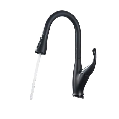 Robinet mitigeur en nickel ZH1YFD avec douchette extractible pour évier