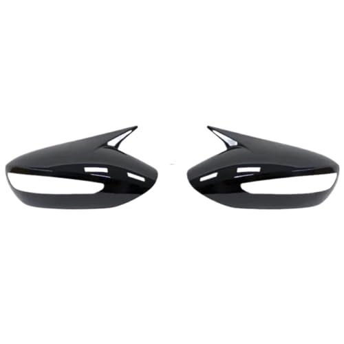 Boîtier rétroviseur Hyundai Sonata DN8 2011 coque côté noir brillant