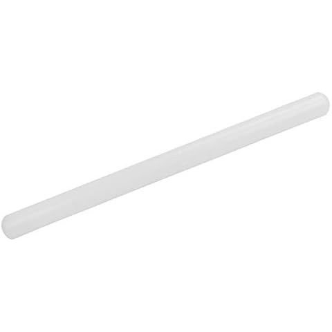 Kurtzy Polyethylene Rolling Pin - 50cm / 20 Inches - Large Non-Stick Professional French Roller - Smooth Tapered Baking Cylinder for Fondant, Pizza Dough, Pie Crust, Cookie, Pastry & Pasta Cover
