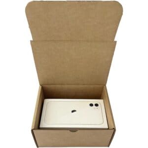 Corrugated Cardboard Mobile Phone Shipping Boxes 240mm x 103mm x 110mm - Pack of 10