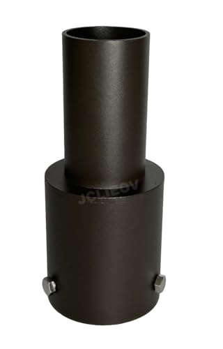 JCLIEVO Adapter Tenon for 3 Inch Light Pole,Top Pole Tenon with 2 3/8