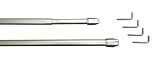 Größe: 80 - 150 cm, Farbe: silber