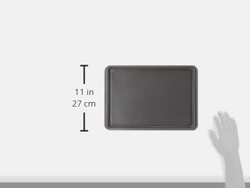GoodCook Everyday Nonstick Baking Sheet Set, 3 Pack Includes Small (13×9) Medium (15×1) and Large (17×11) Pans Carbon Steel Construction Cookie Sheets Bakeware Set, Gray - 2