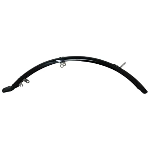 700c X 45mm (28") Full Length Front Plastic Mudguard Black For Hybrid Bikes Cover