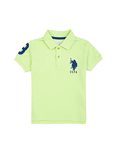 Image of U.S. Polo ASSN. Kids Polo T Shirt for Boys - 100% Cotton, Embroidered Logo, Short Sleeve, Boys Polo T Shirts