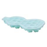 [Luvian]【夏限定】シリコン製アイスモールド ローズ&カラバシュデザイン 21個仕切り 蓋付き 子供と作れる DIYキット 柔らか素材で簡単取り出し 家庭用製氷機 省