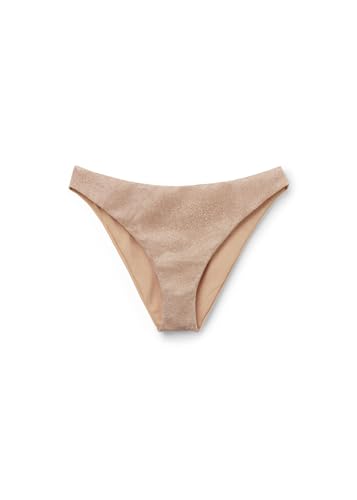 Woman's Swimsuit Bottoms Golden Glitter