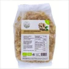 Jengibre Deshidratado Premium – Pack de 2 (2 x 200g) – 400g de Snack Energético y Digestivo – Sabor Intenso y Picante – Ideal para Infusiones, Repostería o Consumo Directo – 100% Natural