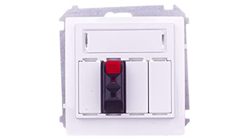 Kontakt-Simon BMGL31.01/11 Socket White Plastic IP20, 75 mm 55 mm 75 mm