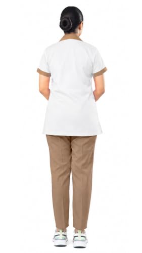 Image of UNIFORM CRAFT Women's Polyester and Cotton Twill Nurse Uniform, Cinnamon (L)