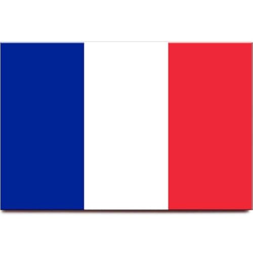 Imán para refrigerador bandera Francia 2x3 pulg
