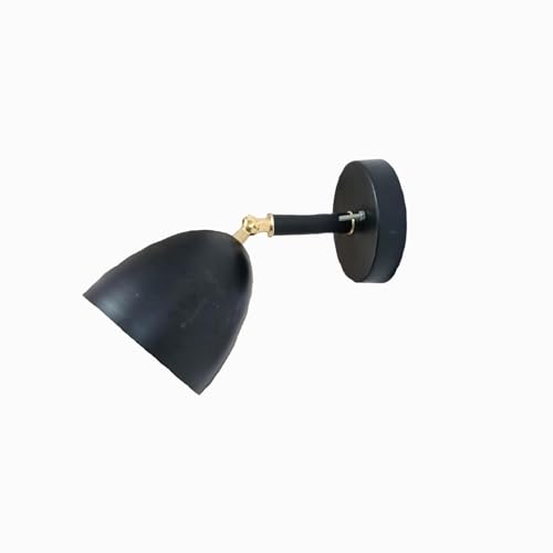 Image of GIG Handicrafts Lighting fixtures Mounted on the wall Study, Living Room, and Bedroom Industrial Sconce, E27 Base Antique wall lamp with Antique Swing Movement arm, Black