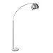 Adesso Home 5170-22 Transitional One Light Floor Lamp from Astoria Collection in Pwt, Nckl, B/S, Slvr. Finish, 42.00 inches, Brushed Steel