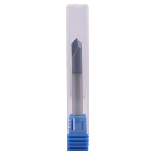 Image of BestParts High Performance 5Pcs Solid Carbide End Mills, Chamfer End Mill - Single End - AlTiN Coated, 2 Flute, 90 Chamfer Angle, 1 /4 inch Cutting Diameter, 1 /4 inch Shank Diameter, 2-1 /2 inch Overall Length