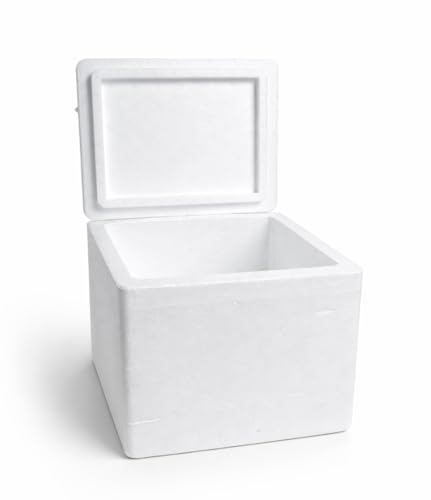 Image of 30 Litre EPS Insulated Ice Box | Lightweight Expanded Polystyrene (EPS) Thermal Cooler | Reusable Insulated Cooler | Food, Fish & Vaccine Storage Box