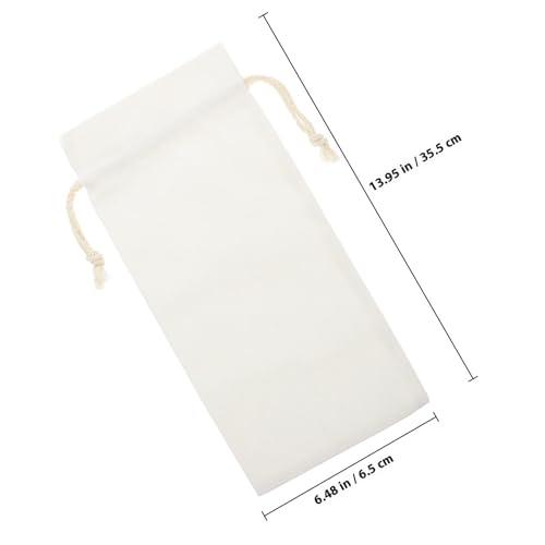 Bolsas de lino para botellas de vino con cordón: transporta tus botellas de forma segura 2