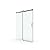 Jintop 68 to 72 in. W x 76 in. H Frameless Soft-Close Shower Door with Premium 3/8 Inch (10mm) Thick Tampered Glass,Bathtub W/Single Sliding Doors,Brushed Nickel