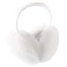 Simplicity Men Women's Winter Warm Solid Color Furry Ear Warmers, Dark Grey