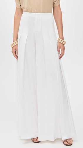 alice + olivia Women's Ainslie Ultra High Rise Pleated Wide Leg Pants2