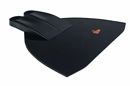 Leaderfins FINSWIMMER Monofin for finswimming, Dynamic apnea and CWT Freediving (M / EU 37-39 / US 6-7, Medium Stiffness)