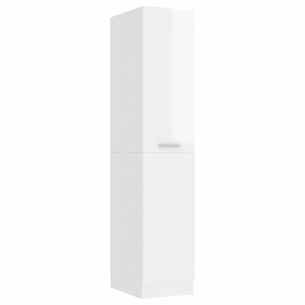 Schränke & Aufbewahrung Apothekerschrank Hochglanz Weiß 30x42,5x150 cm Holzmöbel