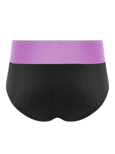 Kids Girls Underwear High Waist Stretchy Gymnastics Dance Briefs Full Coverage Hipster Panties2