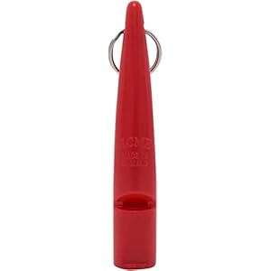 (2 Pack) Acme Model 210.5 Plastic Dog Whistle Carmine Red for Dogs