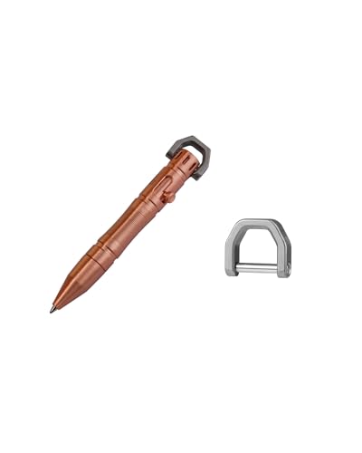 MecArmy CH2P D Ring Keychain with TPX8 Mini Bolt Action Writing Pen