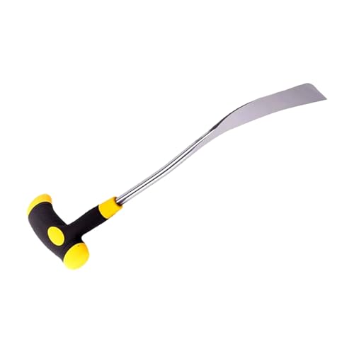 Extractor de hierba, herramienta de mano de metal, pala de jardín, herramienta de extracción de malas hierbas con mango para mujeres, hombres y jardineros