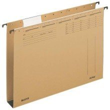 Preisvergleich Produktbild Leitz Hngesammler ALPHA©, Hartpappeboden 40 mm, Natronkarton, naturbraun