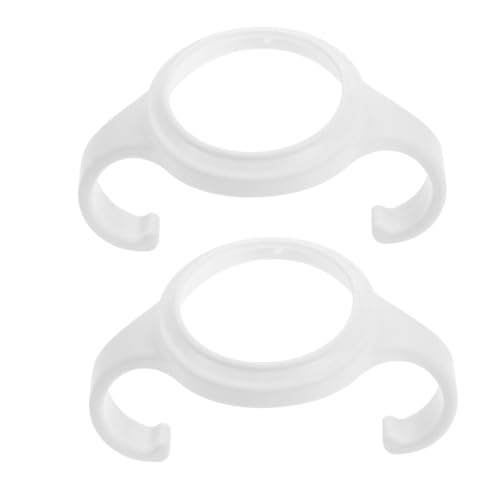ERINGOGO 2 piezas Mango Ergonómico Antiescaldaduras para Biberón Unidades Material PP y Tpe Duradero Diseño Cómodo para Bebés Compatible con Biberones Tercera Generación Soporte para