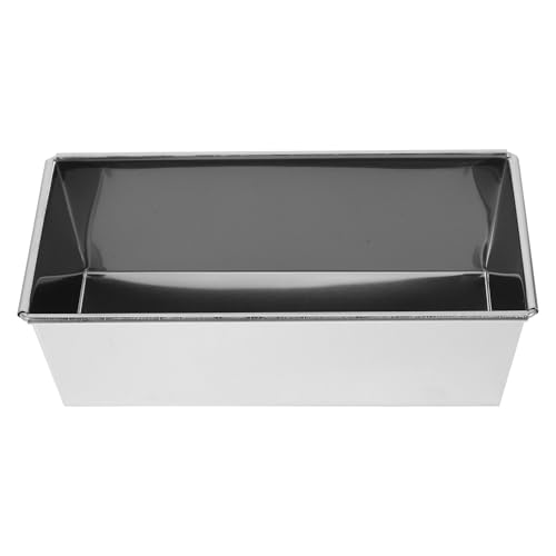 POPETPOP Molde para Pan de Sándwich de Acero Inoxidable Antiadherente Desmoldeo Rápido, Molde Cuadrado para Hornear Pan en Horno y Tostadas