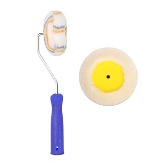 Corner Paint Roller, 3pcs Drywall Corner Edger Paint Roller Tool Kit Contains Frame & Sleeve Edge Corner Painting Tool Brush Pad for Home Office Ultimate Walls Ceiling Corners