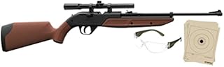 Crosman 760BKT Pump Master .177-Caliber Pellet/BB Air Rifle Kit,Brown