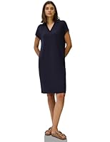CECIL Damen 1408832 Sommerliches Strick-Kleid, urban Dark Blue, L