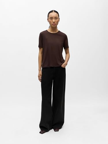 T-shirt pour femme Objannie S/S Noos Object, le haut basique léger et extensible