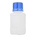 DyNamic Échantillon Carré En Plastique 100/250 / 500Ml Bouteille De Scellage Échantillon Large Bouteilles De Réactif Bouche Avec Expérience De Laboratoire De Bouchon À Vis Bleu - 100 ml