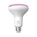 Philips Hue White & Color Ambiance BR30 LED Smart Bulbs, Bluetooth & Zigbee Compatible (Hue Hub Optional), Works with Alexa & Google Assistant, Old Version, 2 Bulbs