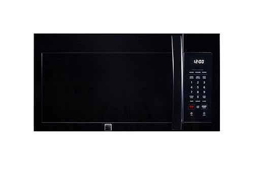 Kenmore Over-the-Range Microwave – 1000 Watts, 300 CFM Vent Fan, Preset Cooking Controls, Child Lock, LED Lighting, 1.7 cu. ft. Capacity, Black