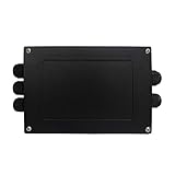 ATO Load Cell Junction Box Summing Box for Scales, 4 Inlets to 1 Outlet, Aluminum Alloy Casing,Waterproof and Dustproof,Easy to Assemble and Debug