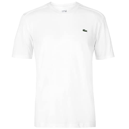 Lacoste Herren T-Shirt Rundhals TH2038, Männer Basic Tshirt,Tee,Regular Fit,Weiß,11 (6XL) – Ansicht 1