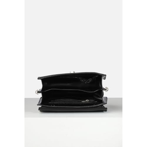 Image of Van Heusen Women's Black Sling Bag|Classic Black |Detachable Strap