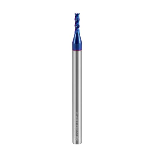 Image of Carbide Square End Mills-4 Flute HRC65 TiSiN Coated,for Milling Alloy Steels, Hardened Steel, Metal etc.1 Pcs D2x50mm