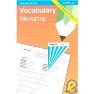Vocabulary Workshop: Level G Enhanced Edition
