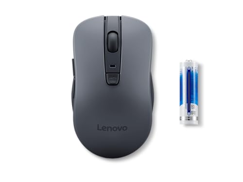 Lenovo WL310 Bluetooth Silent Mouse, Ergonomic, Adjustable DPI, Silent Clicks, Bluetooth 5.0, Portable for Windows, Mac, and Chromebook, Grey - image 8