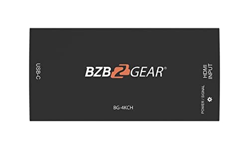 BZBGEAR USB-C 4K UHD HDMI Video Capture Card with Scaler - BG-4KCH