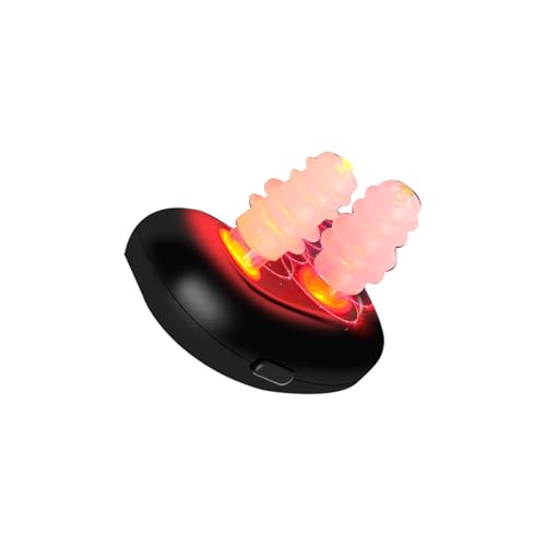 VOFONN Red Light Nasal Care Device, USB Rechargeable And Portable Design,Featuring 3 Light Modes And An Auto Shutoff Function,Red Light Therapy For Sinuses,Comes With A Set Of Magnetic Nose Pads Black