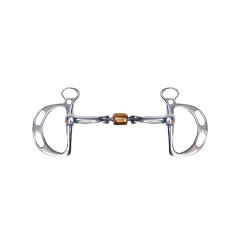 Showman Stainless Steel Kimberwick Style Bit w/D Cheeks